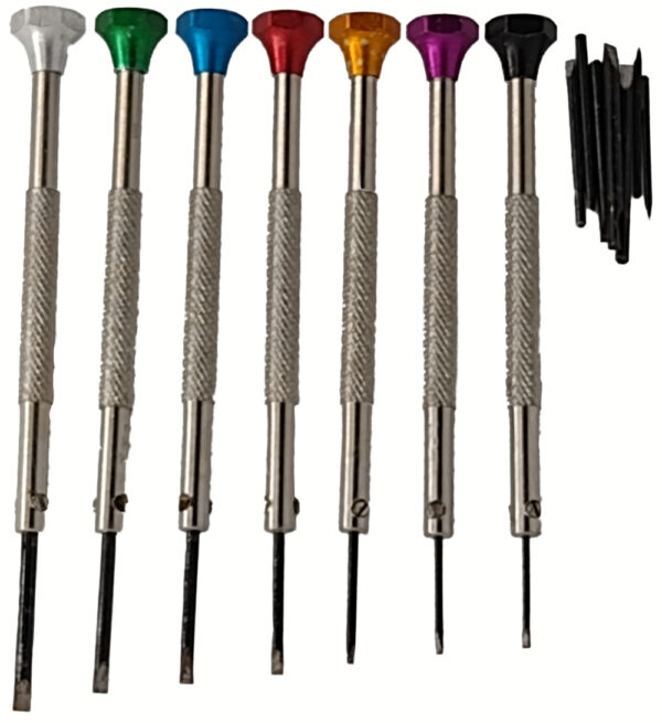 7 Piece Precision Flat Screwdriver Set in Wallet