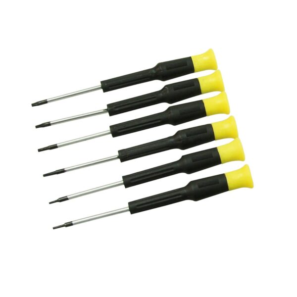 6 Piece Rolson Precision Star Screwdriver Set