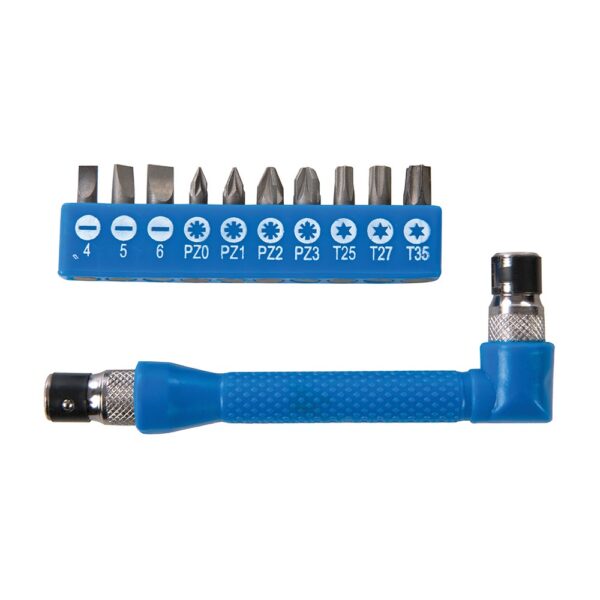 11 Piece Silverline Angle Screwdriver Bit Set