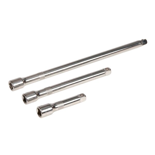 3 Piece 1/4" Square Drive Extension Bar Set