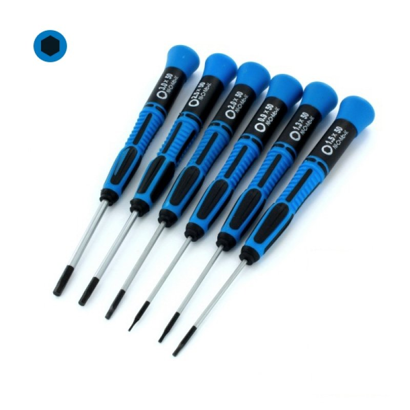 6 Piece Precision Metric Hex Driver Set