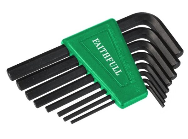 Faithfull 8 Piece Hex Key Set Imperial