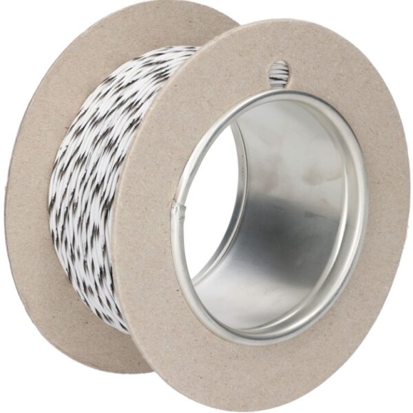 Equipment Wire 7/0.2mm White/Black - Image 2