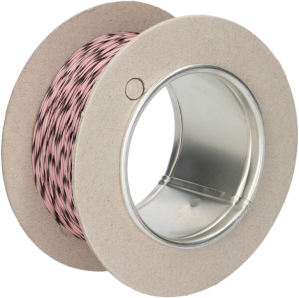 Equipment Wire 7/0.2mm Pink/Black - Image 2