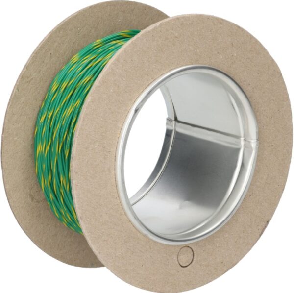 Equipment Wire 7/0.2mm Green/Yellow - Image 2