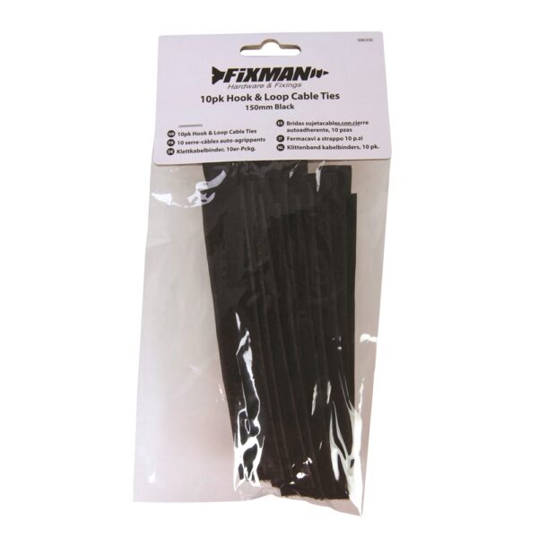 Hook & Loop Cable Ties 10 Pack - Image 2