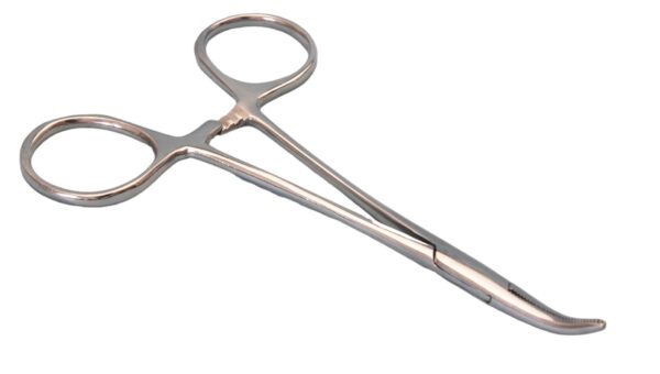 Locking Forceps Curved 6"