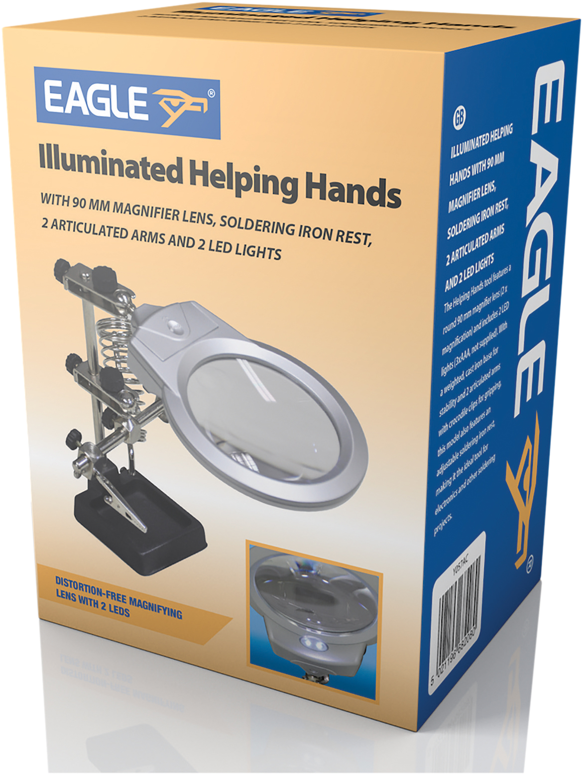 Illuminated Helping Hands + Glass Mag & Soldering Iron Stand - Image 2
