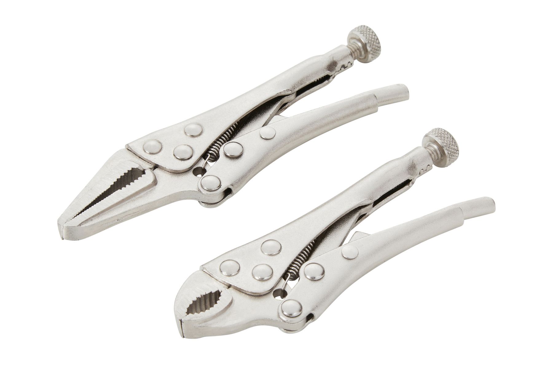 2 Piece Mini Locking Pliers 4" & 5"