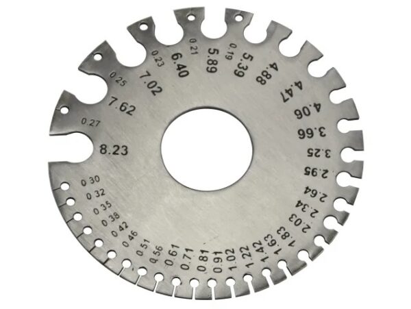Wire Gauge Metric / Imperial 0-36 Gauge