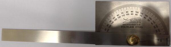 ECO Square Head Stainless Steel Protractor with Plain Beam - Image 2
