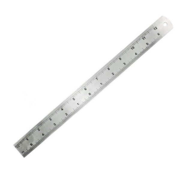 S/Steel Rule 1/12th-1/24th Scales
