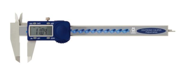 M & W Polycarbonate Digital Caliper 0-150mm