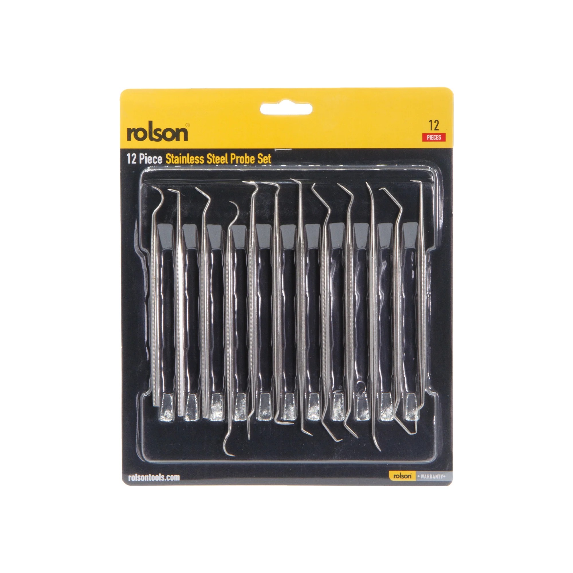 12 Piece Stainless Steel Dental Probe Set - Image 2