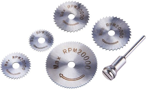6 P/c HSS Circular Saw Set