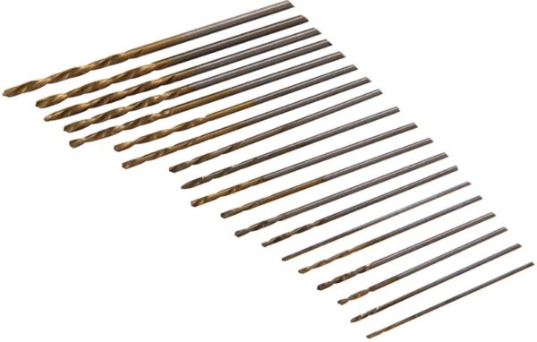 Metric Drill Set 20 Piece 0.3-1.6mm