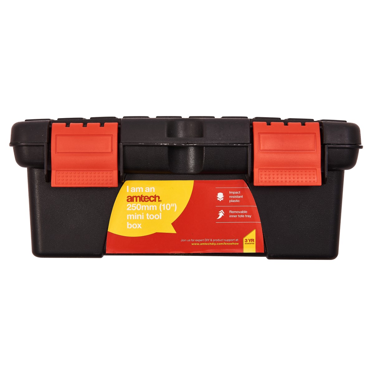 10" Mini Tool Box with Tray - Image 2