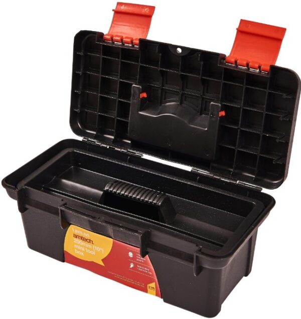10" Mini Tool Box with Tray - Image 2