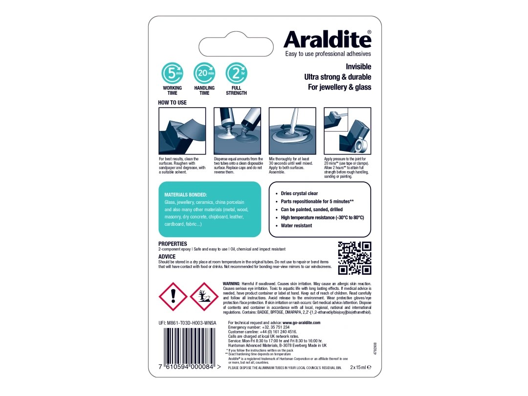 Araldite Crystal for Glass/Jewellery - Image 3