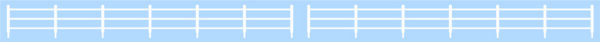 PECO Ratio N Gauge Lineside Fencing White 216