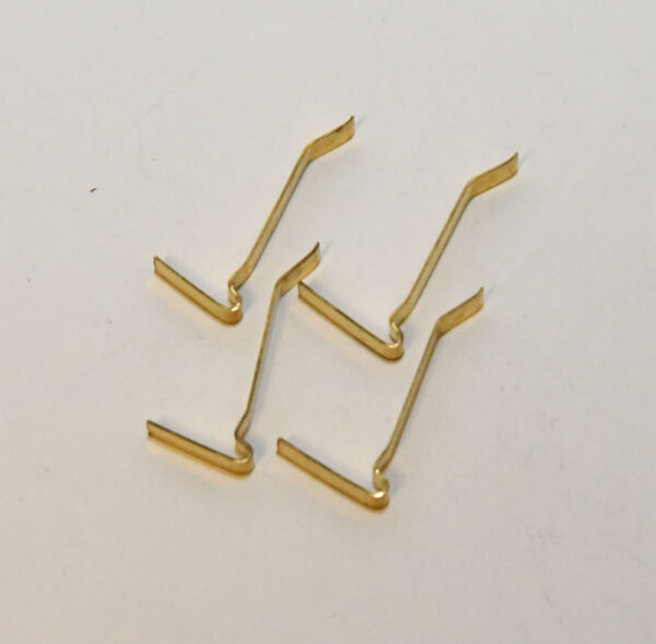 Mantua Brass Chanel Brackets 8x12mm