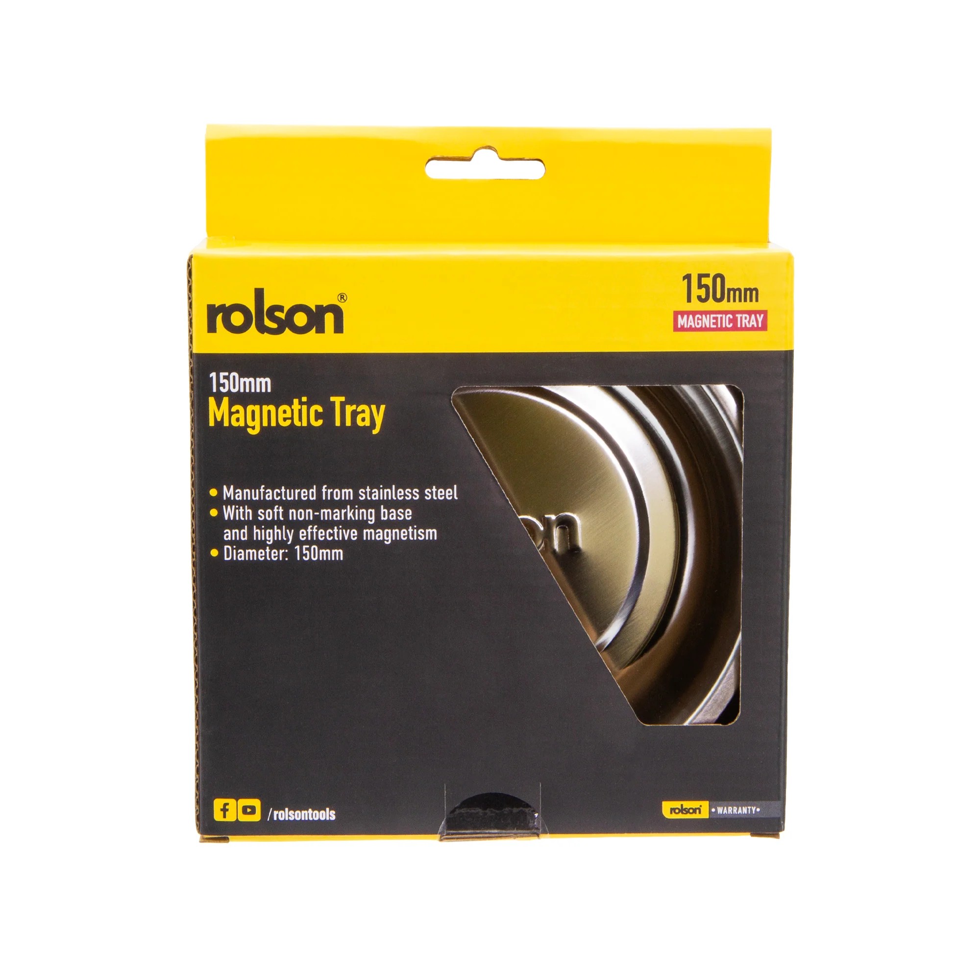 Stainless Steel Magnetic Bowl 150mm Diameter - Image 2