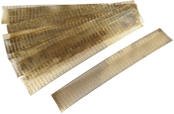 Fine Brass Mesh Square Hole 150mmx30mm