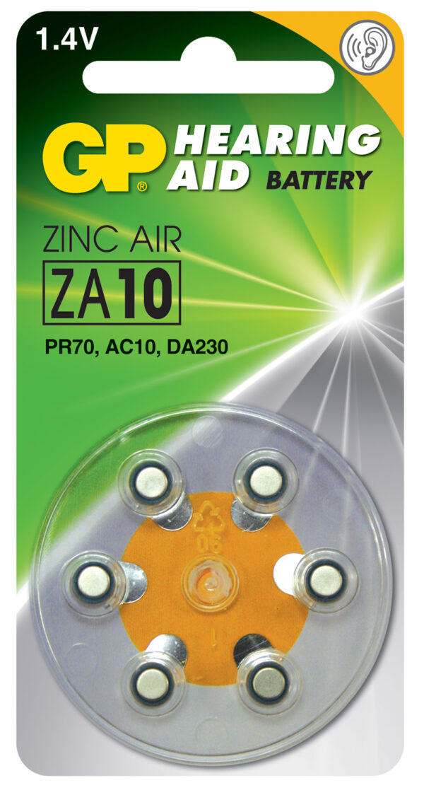 Zinc Air Button Cells 6 Pack