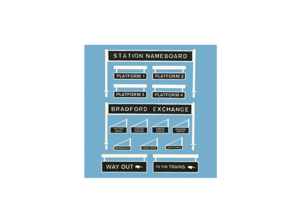 PECO Modelscene OO Gauge Platform Signage 5049