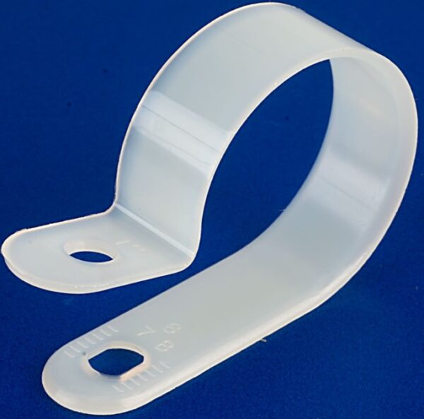 Nylon "P" Clips 25mm Pack of 2