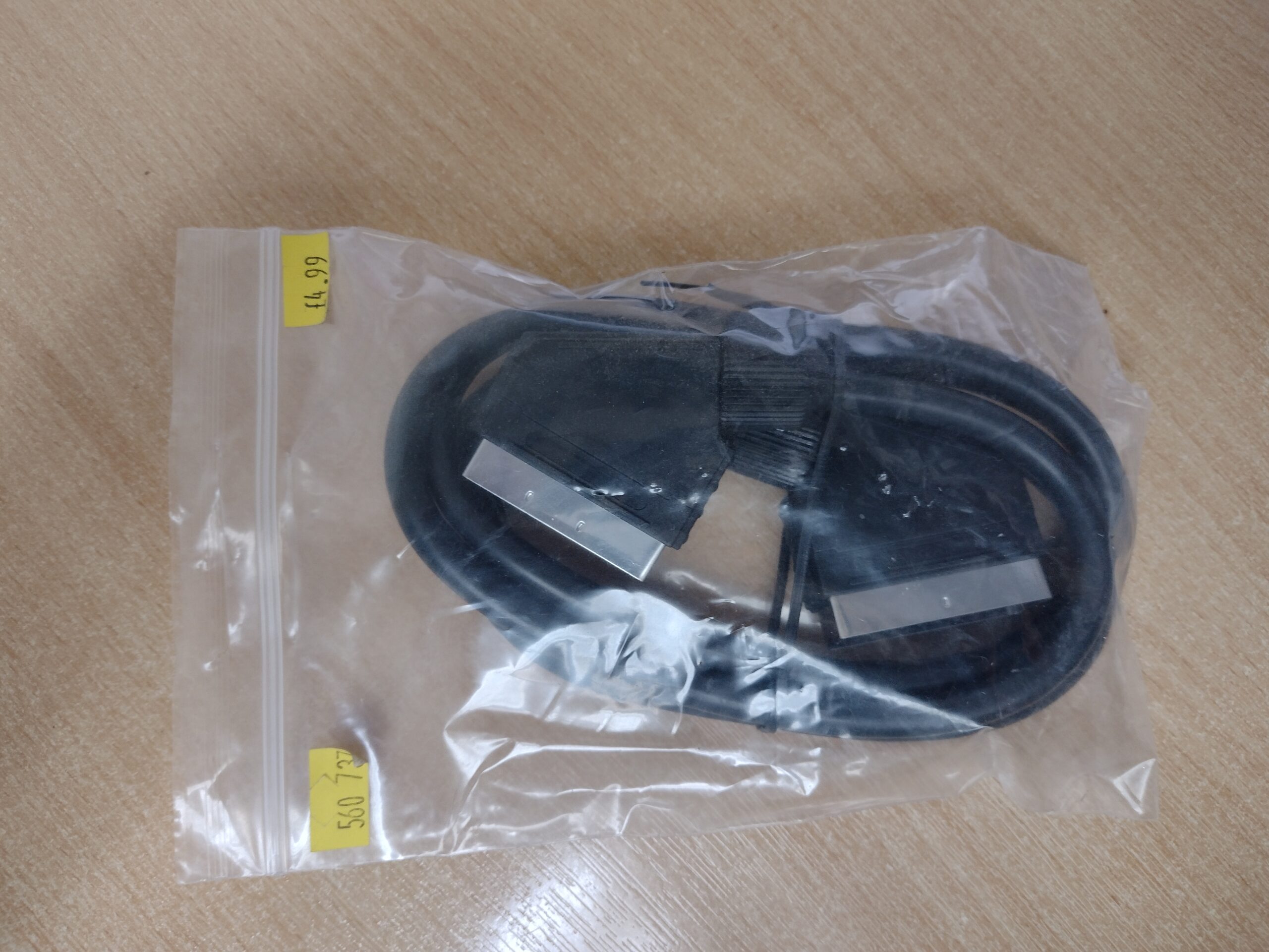 Lead Scart Plug/Scart Socket Uni (CLEARENCE)