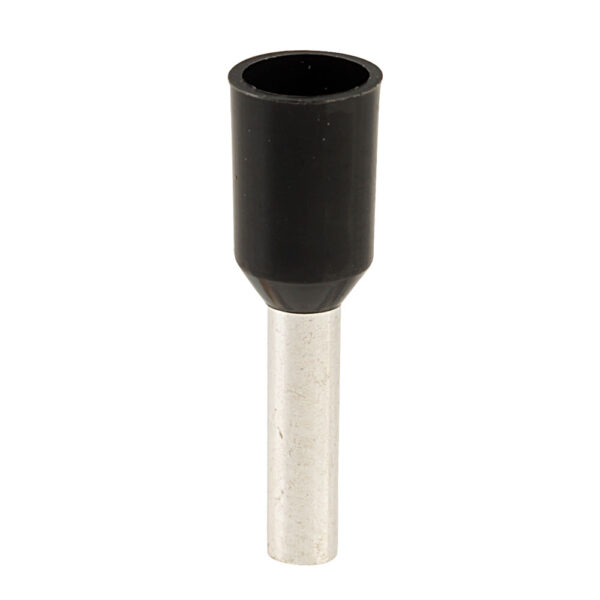 Bootlace Ferrule Black 10Pk