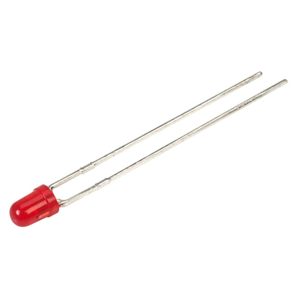 3mm 12V LED HE Red *NOW PACK OF 2*