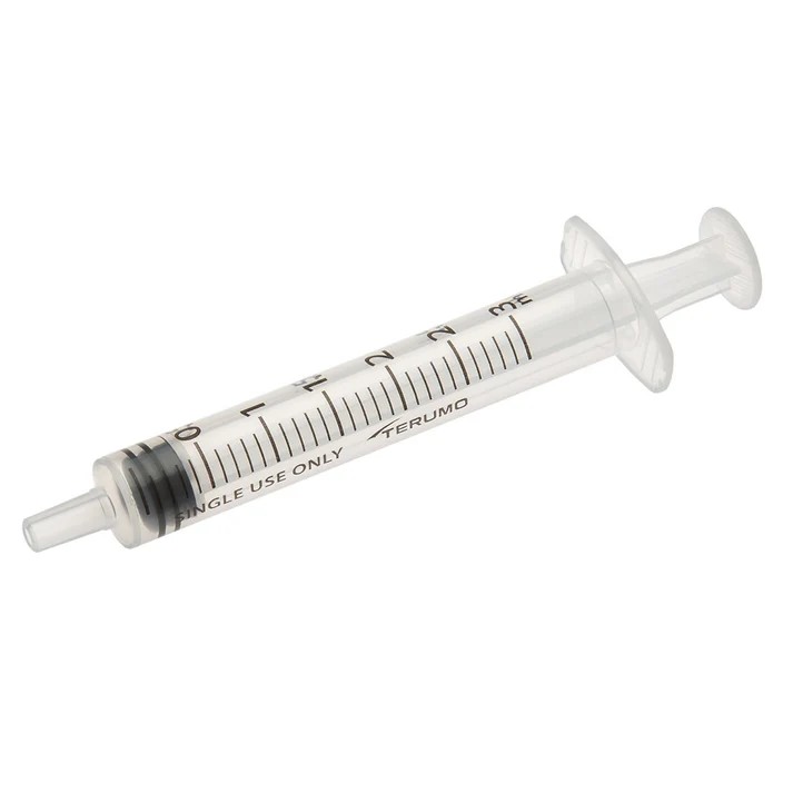 Graduated Syringe Concentric Tip 3ml Pack of 3