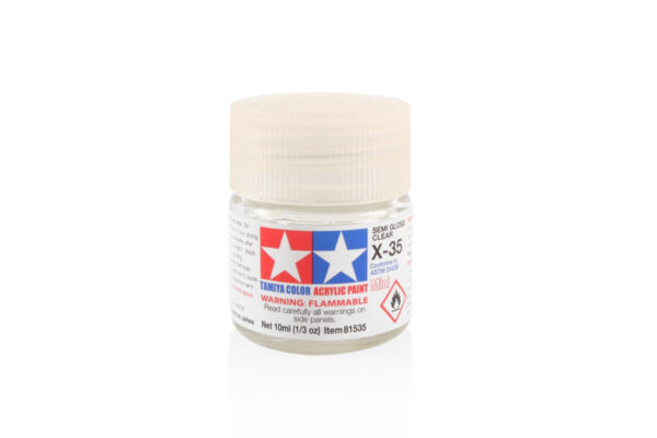 Tamiya Acrylic Mini X-35 Semi Gloss Clear