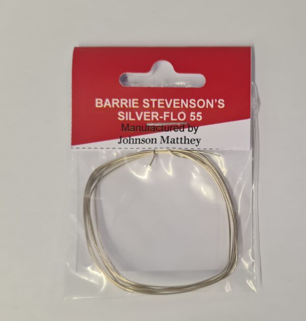 Barrie Stevenson Silverflo 55 Silver Solder Wire 0.5mm 1M