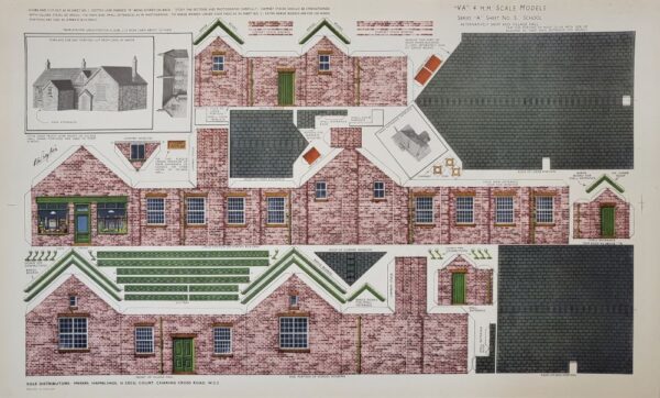 BILTEEZ 4mm/OO School/ Village Hall Building Kit Sheet No. A5