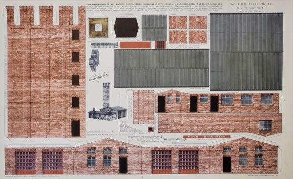BILTEEZI 4mm/OO Fire Station Building Kits Sheet No. E5