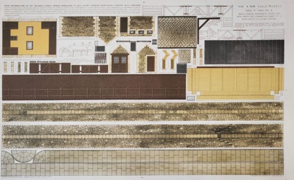 BILTEEZI 4mm/OO Walls, fences, gates etc Building Kits Sheet No. F6