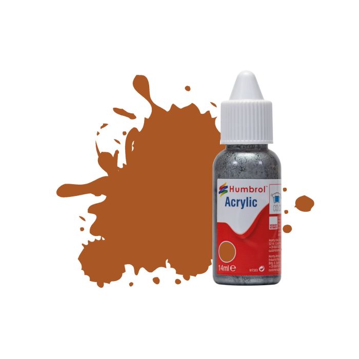Humbrol No 9 Tan Gloss Acrylic Paint (14ml)