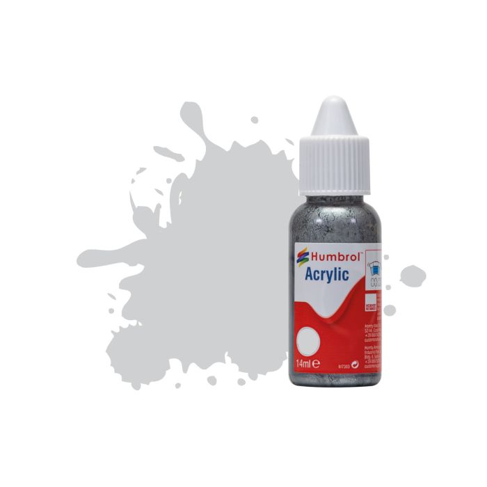 Humbrol No 11 Silver Metallic Acrylic Paint (14ml)