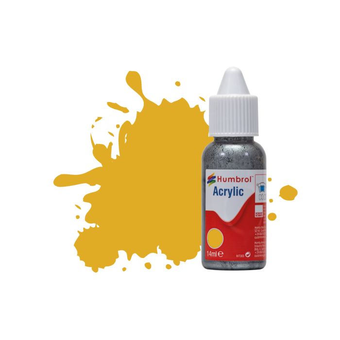 Humbrol No 16 Gold Metallic Acrylic Paint (14ml)
