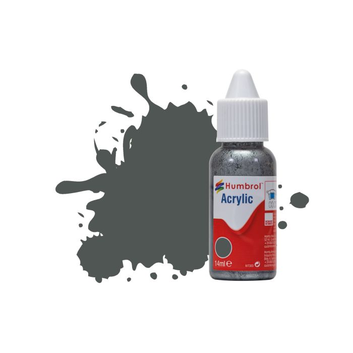 Humbrol No 27 Sea Grey Matt Acrylic Paint (14ml)