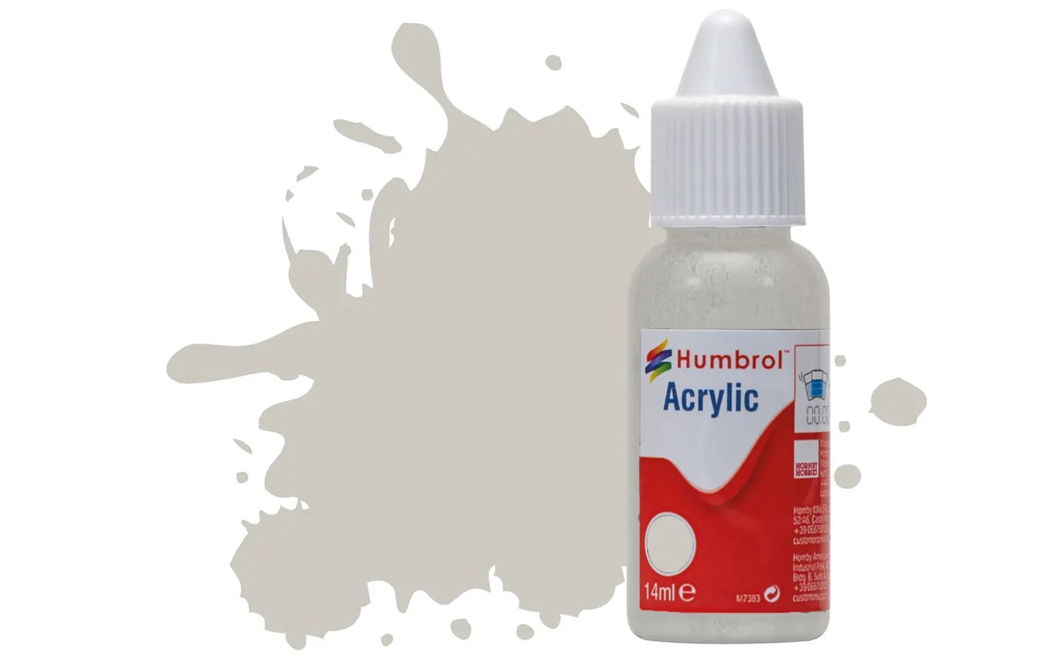 Humbrol No 28 Camouflage Grey Matt Acrylic Paint (14ml)