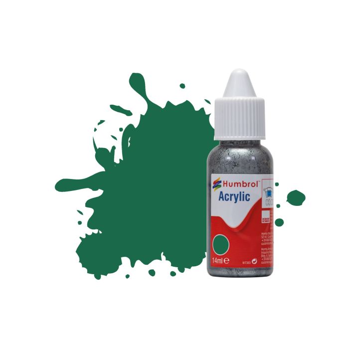 Humbrol No 30 Dark Green Matt Acrylic Paint (14ml)