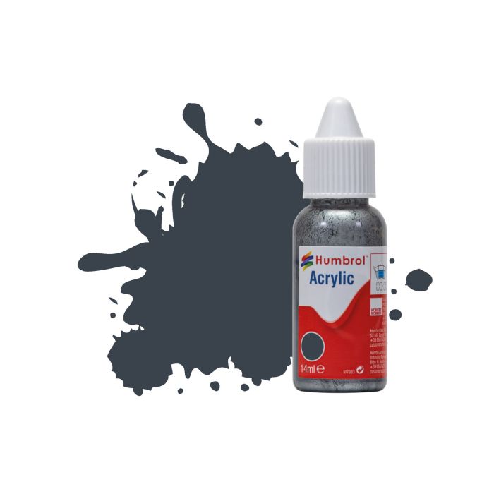 Humbrol No 32 Dark Grey Matt Acrylic Paint (14ml)