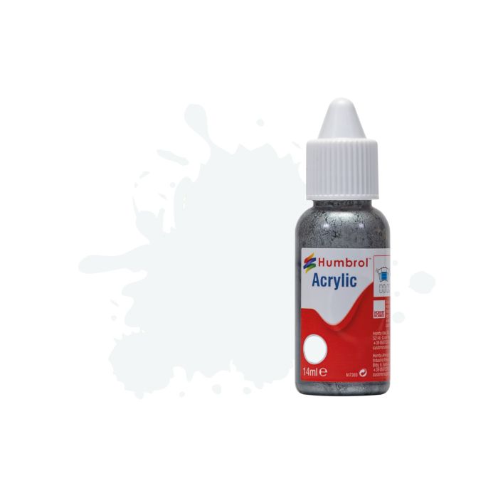 Humbrol No 34 White Matt Acrylic Paint (14ml)