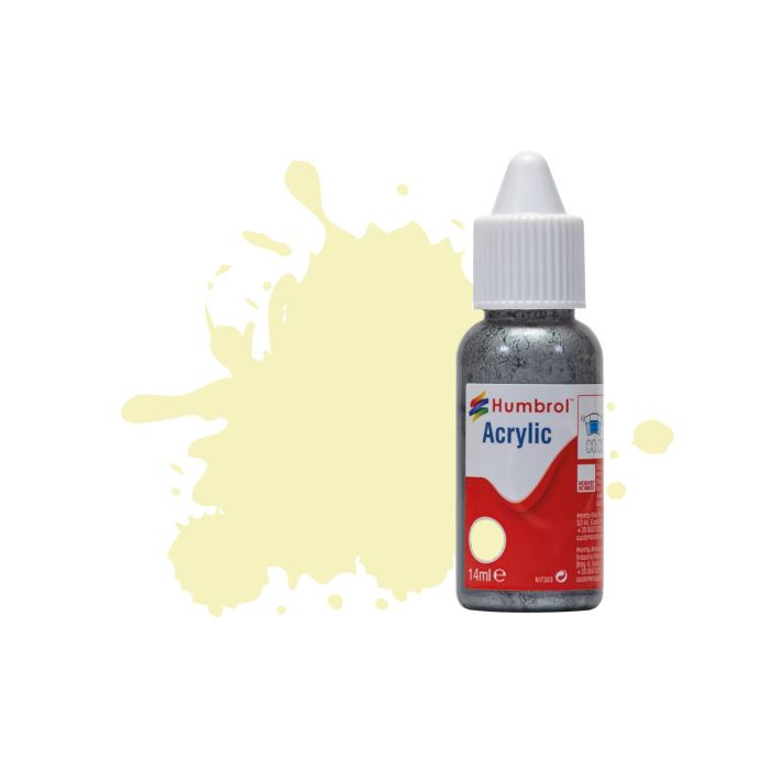 Humbrol No 41 Ivory Gloss Acrylic Paint (14ml)
