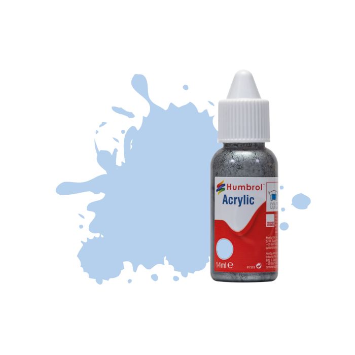 Humbrol No 44 Pastel Blue Matt Acrylic Paint (14ml)