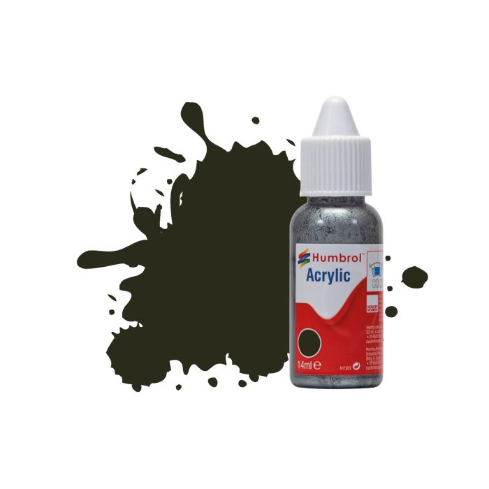 Humbrol No 53 Gunmetal Metallic Acrylic Paint (14ml)